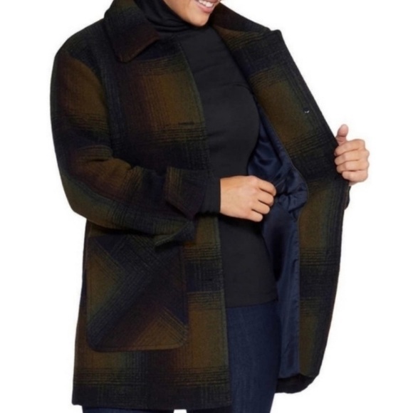 New Pendleton Pea Coat Wool Blend - Picture 3 of 7